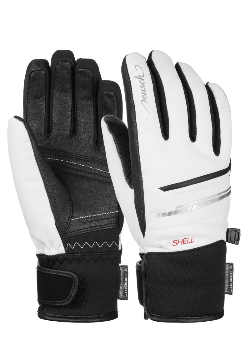 Damen Fäustlinge | Reusch TOMKE STORMBLOXX™ Fingerhandschuh white / black/weiß - IO35414 Damen Fäustlinge | Reusch TOMKE STORMBLOXX™ Fingerhandschuh white / black/weiß - IO35414