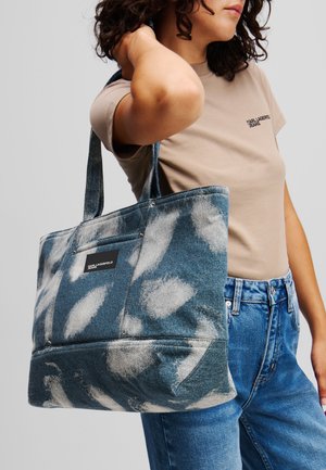 BLEACHED SHOPPER - Shopping bag - bleached denim