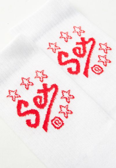 Carne Bollente SOCKS SHOCKS UNISEX - Zoknik - white