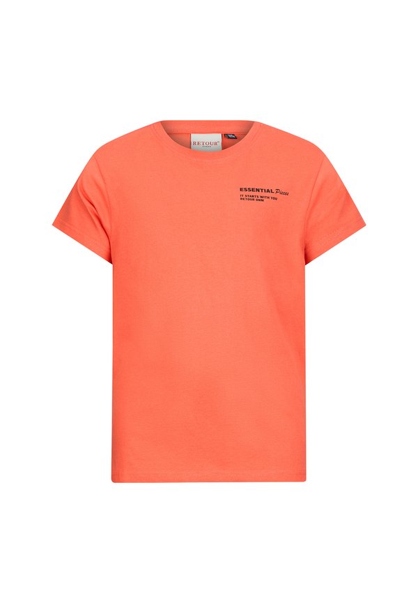 ELWIN - T-Shirt print - orange coral