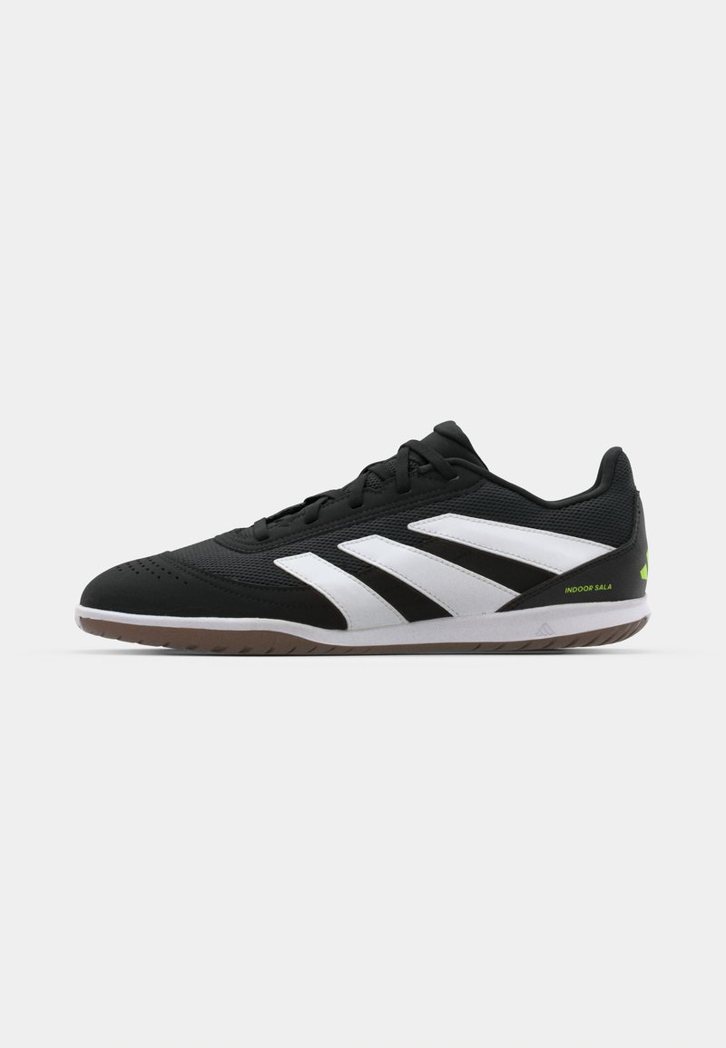 adidas gazelle silver green womens adidas Predator Club Indoor Soccer Cleats - Black/White/Lucid Lemon main image 1