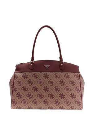 BERTA DELUXE DOME - Cabas - burgundy logo