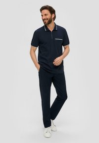 s.Oliver MIT  KRAGEN - Poloshirt - navy