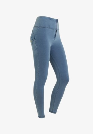 Freddy WR.UP® DENIM PUSH-UP - Housut - denim light blue-blue seams