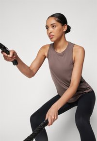 Nike Performance ONE CLASSIC TANK - Linne - ironstone/black