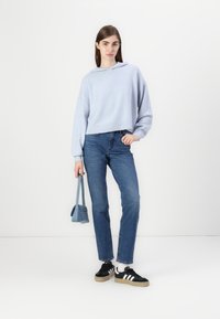 Hollister Co. COZY POPOVER HOODIE  - Džemperis - zen blue