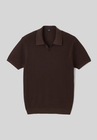 BZB AJOURÉE - Polo - marron foncée