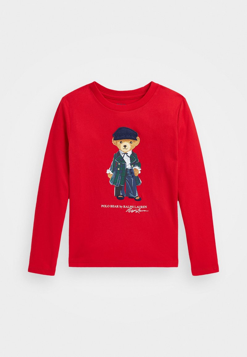 Polo Ralph Lauren T-shirt z nadrukiem czerwony