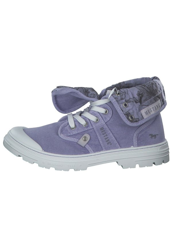 Plateaustiefelette - lila