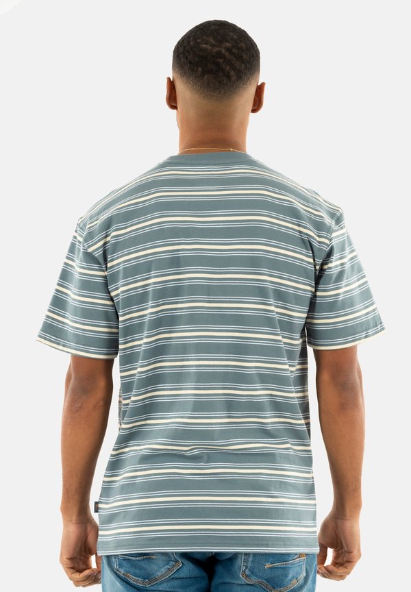 LEWISTOWN STRIPE - Print T-shirt - stormy weather3