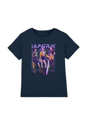 K-POP DEMON HUNTERS - HUNTRIX TRIO POSE - T-Shirt print - dark blue