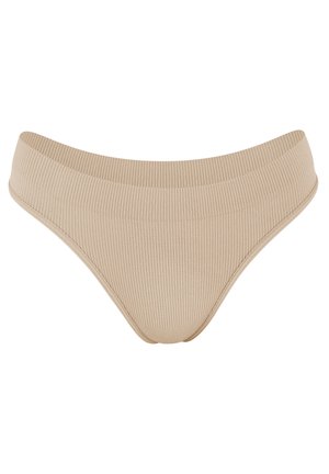 RIBBED COLLECTION - String - beige
