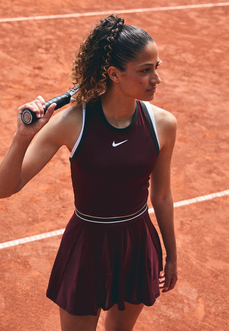 Nike Performance - SLAM DRESS - Sports dress - dark team red/sequoia/white, Forstørre