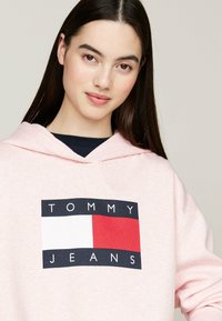 Tommy Jeans Felpa con cappuccio - ballet pink melange