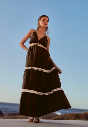 Next TIERED - Maxi šaty - black