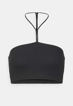Calvin Klein Q-NOVA HALTER BANDEAU BRALETTE - Top - black