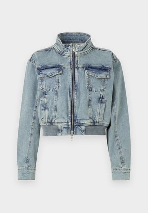 Good American TRUCKER - Chaqueta vaquera - indigo