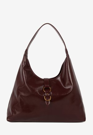 HVISK, LOLA RAW STRUCTURE HARDWARE - Τσάντα χειρός - deep burgundy