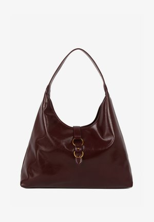 HVISK, LOLA RAW STRUCTURE HARDWARE - Handtas - deep burgundy