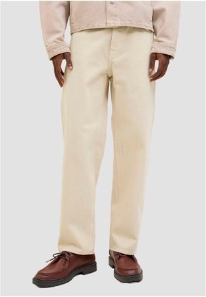 Jack & Jones JJIEDDIE JJCOOPER - Vaqueros rectos - ecru