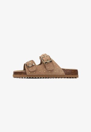 XTI, Sandalias planas - camel