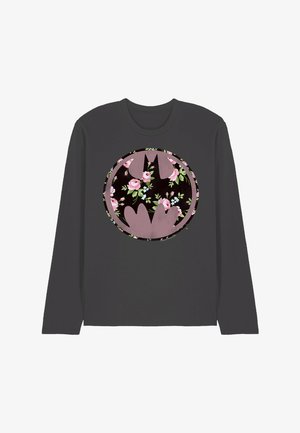 Cotton Soul, BATMAN BATS OF FLORAL - Long sleeved top - anthracite