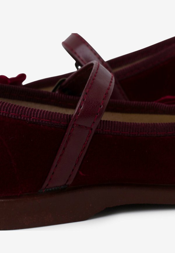 CORREA LAZO – Riemchenballerina – burdeos