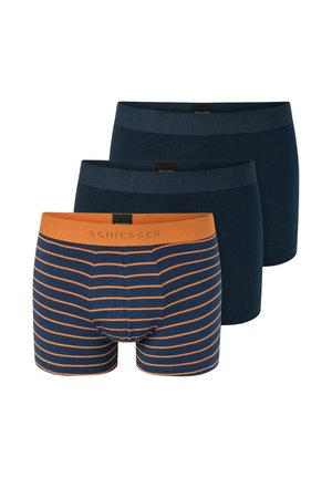 95/5 COTTON - 3ER PACK SHORT - Boxerky - dunkelblau/orange