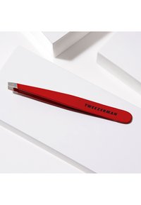 TWEEZERMAN SLANT TWEEZER - Accessoires d'épilation - signature red