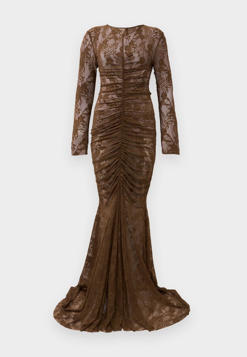 Norma Kamali Cocktailjurk donkerbruin