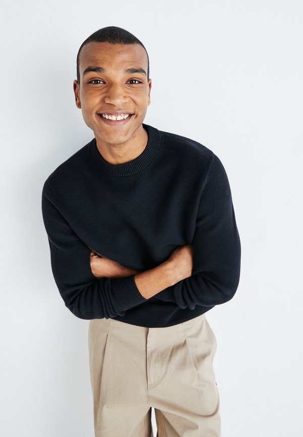 SLHDANE STRUCTURE CREW NECK - Jumper