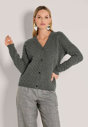 Strickjacke - graphite   melange