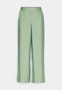 Vero Moda - VMJOSIE HW WIDE GA NOOS - Broek - hedge green Miniatuurafbeelding 1