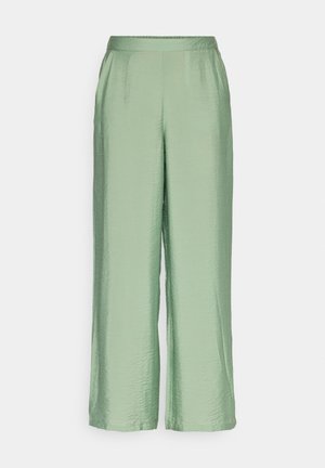 Vero Moda VMJOSIE NOOS - Hlače - hedge green