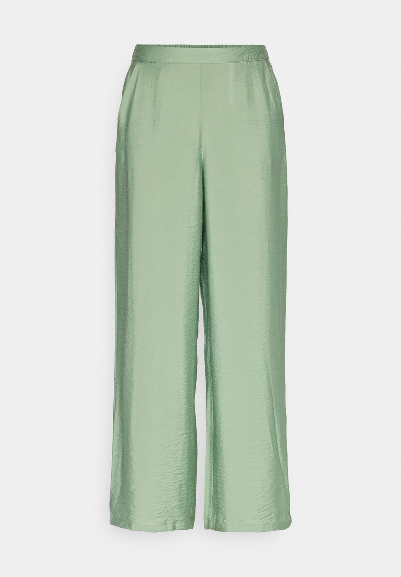 Vero Moda - VMJOSIE HW WIDE GA NOOS - Broek - hedge green, Vergroten