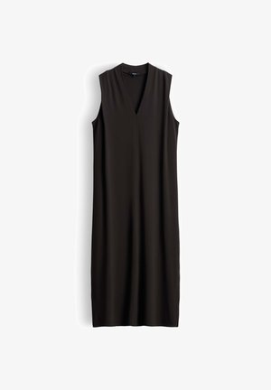 someday., LOOSE MIDI SHAPE - Jerseykleid - dark truffle