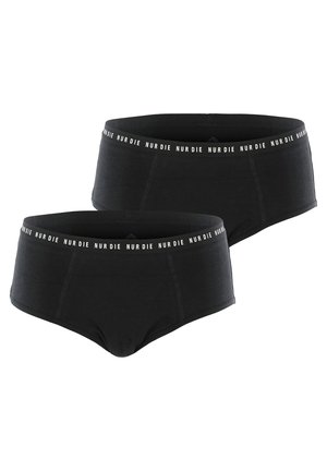 NUR DIE PERIOD PANTY DAY & NIGHT 2 PACK - Hipster - schwarz