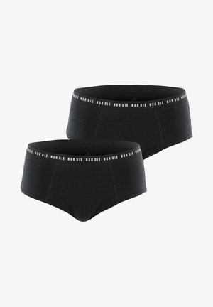 NUR DIE PERIOD PANTY DAY & NIGHT 2 PACK - Hipster - schwarz
