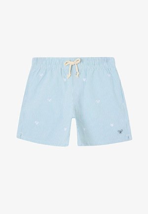 Silbon, BAÑADOR DE RAYAS CON CINTURA AJUSTABLE - Bañador corto - azul claro