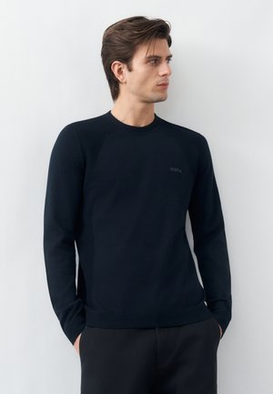 BOSS MOMENTUM LITE - Džemper - dark blue