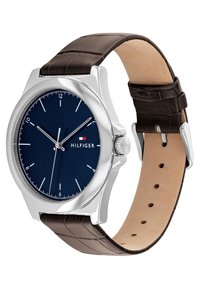 Tommy Hilfiger CLASSIC - Watch - silberfarben/blau/braun