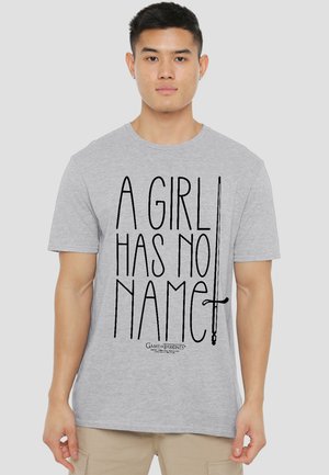 Cotton Soul, GAME OF THRONES NO NAME - Print T-shirt - mottled light grey