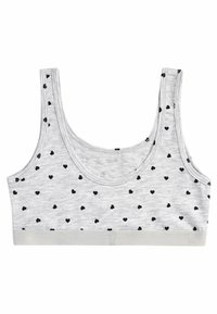 Next 3 PACK CROP - Top - white grey spots