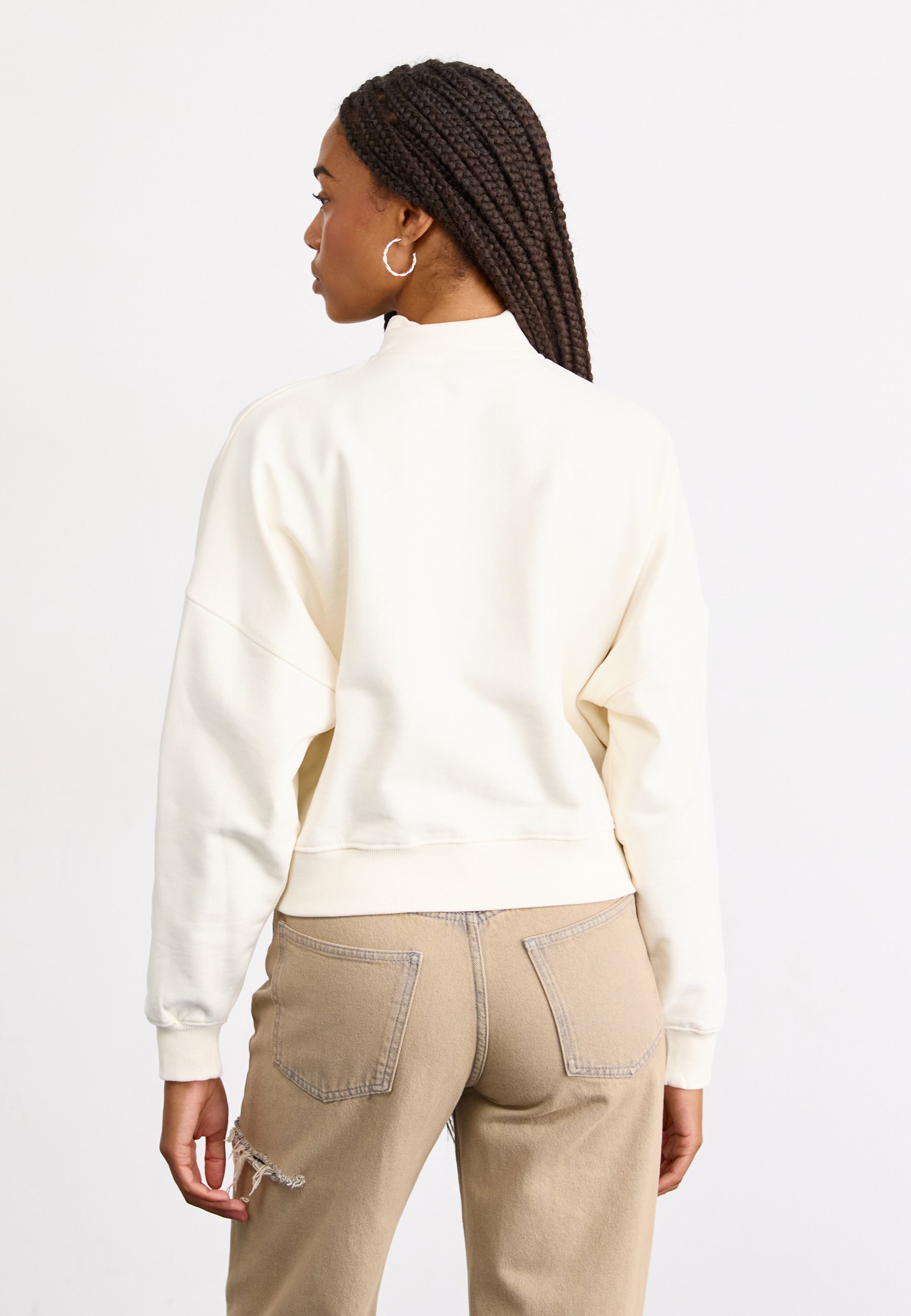売れ筋商品|||エレッセ パーカー・スウェットシャツ レディース アウター CONSTANTA 1/4 ZIP  - Sweatshirt - off white Ellesse CONSTANTA 1/4 ZIP - Sweatshirt - off white/offwhite