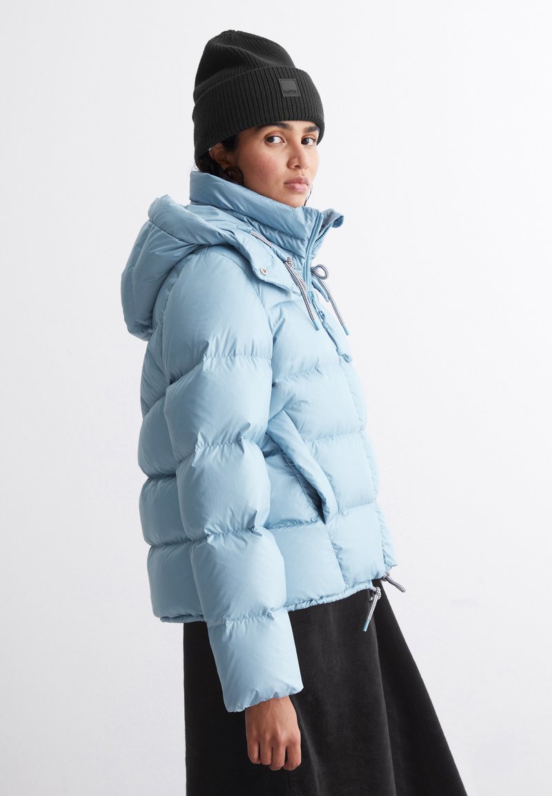 Damen Daunenjacke Marc O Polo Winterjacke Blau Denim Jacke Marco