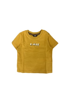 E. PETE CLOUDY - T-shirt con stampa - yellow mimosa