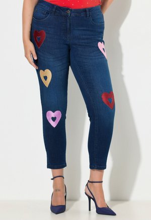 PINA HERZEN 5-POCKET - Vaqueros pitillo - blue stone