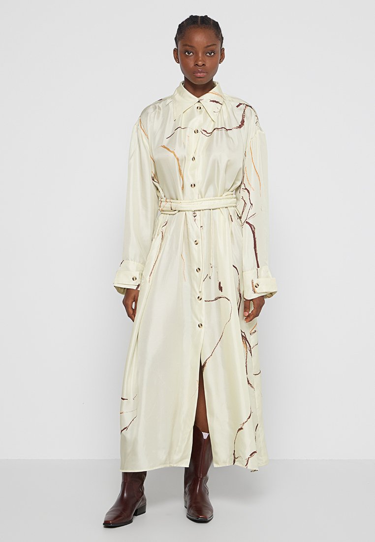 Nanushka Maxi-jurk crème