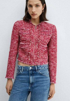 Mango SIENA - Strickjacke - fuchsia