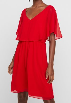 Cocktailjurk - red